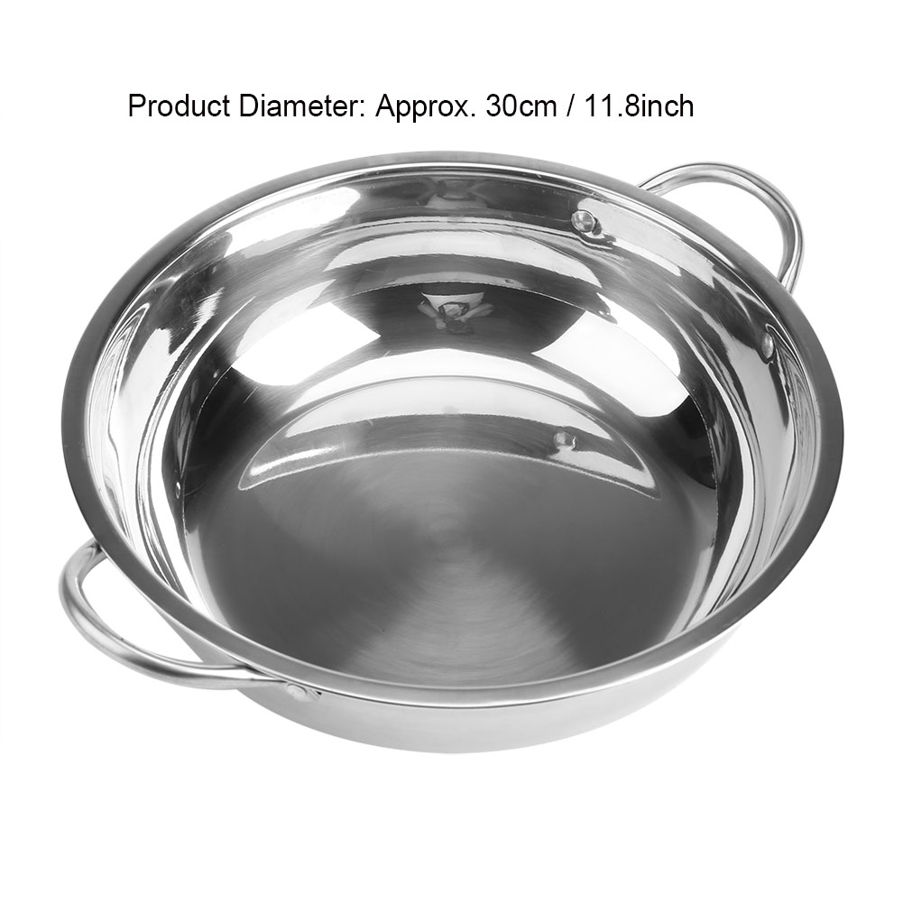 Kitchen Appliances Electric Stove - 30CM Stainless Steel Hot Pot Induction