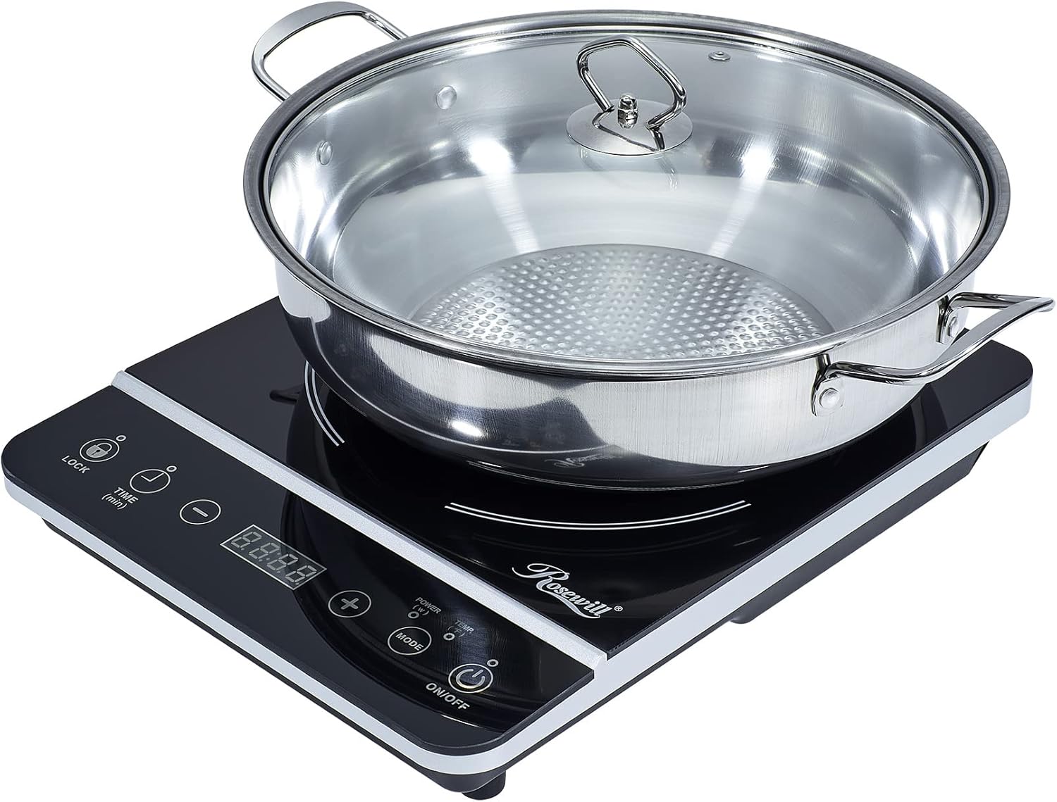 Induction Cooktop Portable - Induction Cooker 1800W Portable Induction Cooktop