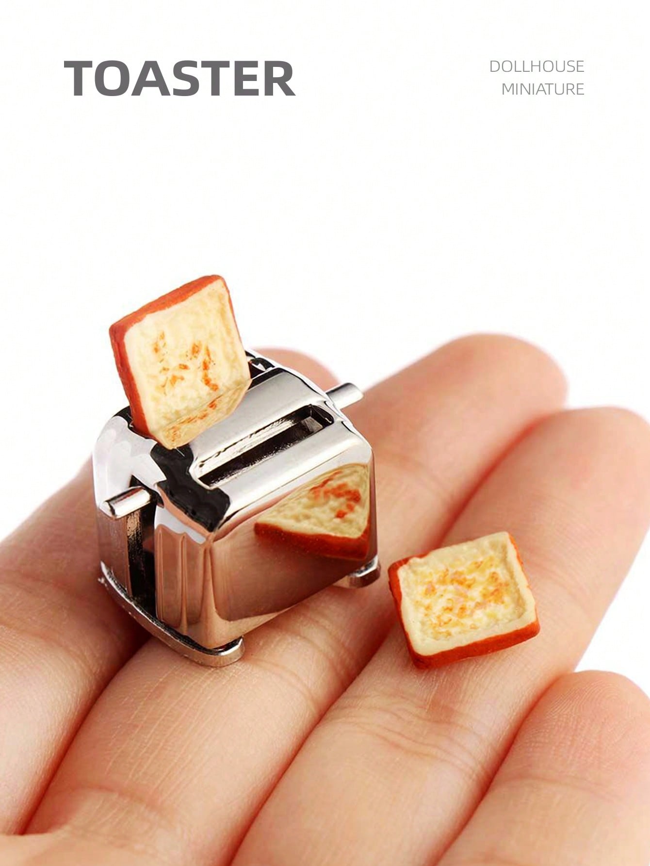 1:12 Dollhouse Miniature Toast - مراجعة Kitchen Appliances In وسعره