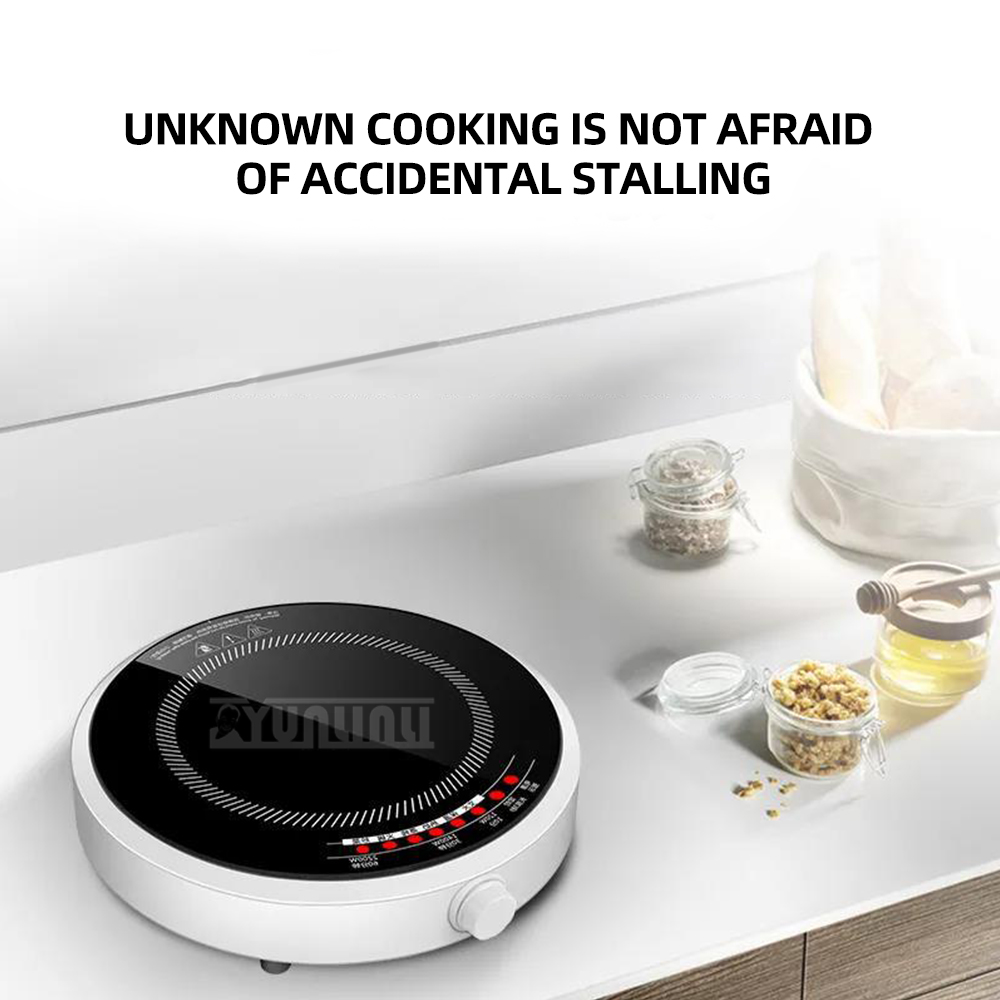 Round Smart Induction Cooker H - مراجعة Induction Cooktop Portable وسعره