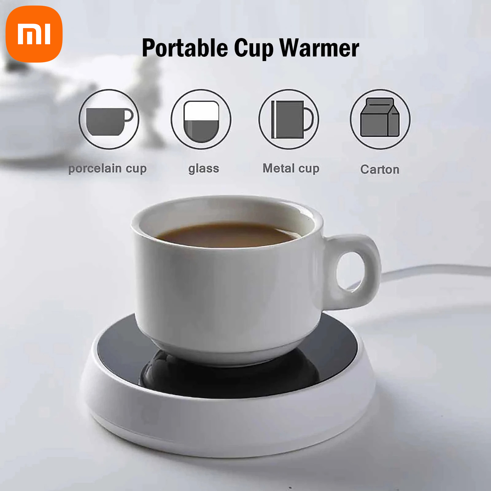 Xiaomi Mug Heater Coffee Mug C - مراجعة Induction Cooktop Portable وسعره