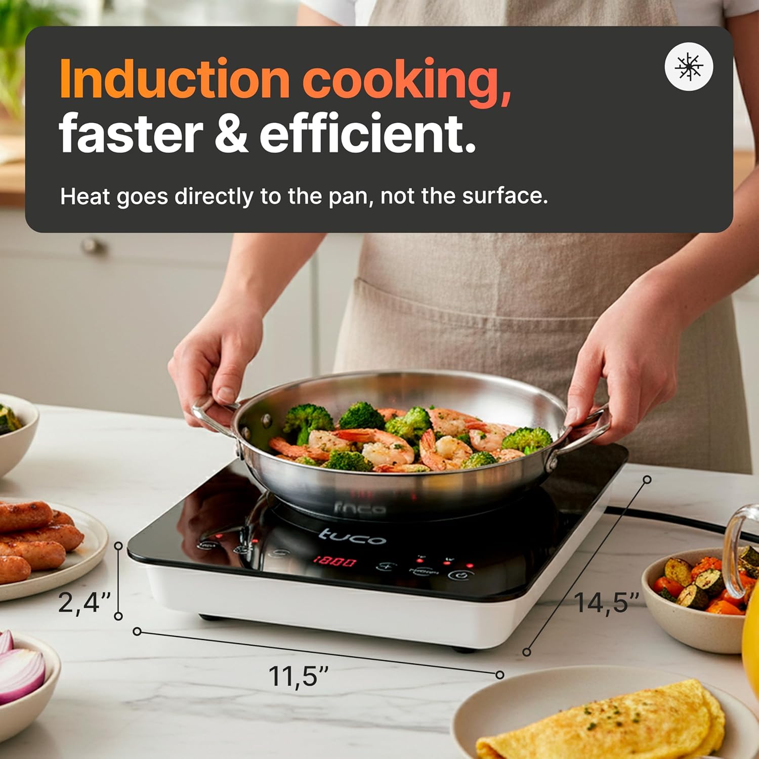 Portable Induction Cooktop Bur - مراجعة Induction Cooktop Portable وسعره