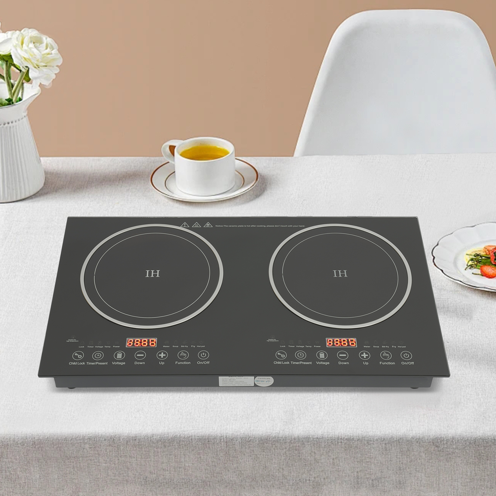 Portable Double Induction Cook - مراجعة Induction Cooktop Portable وسعره