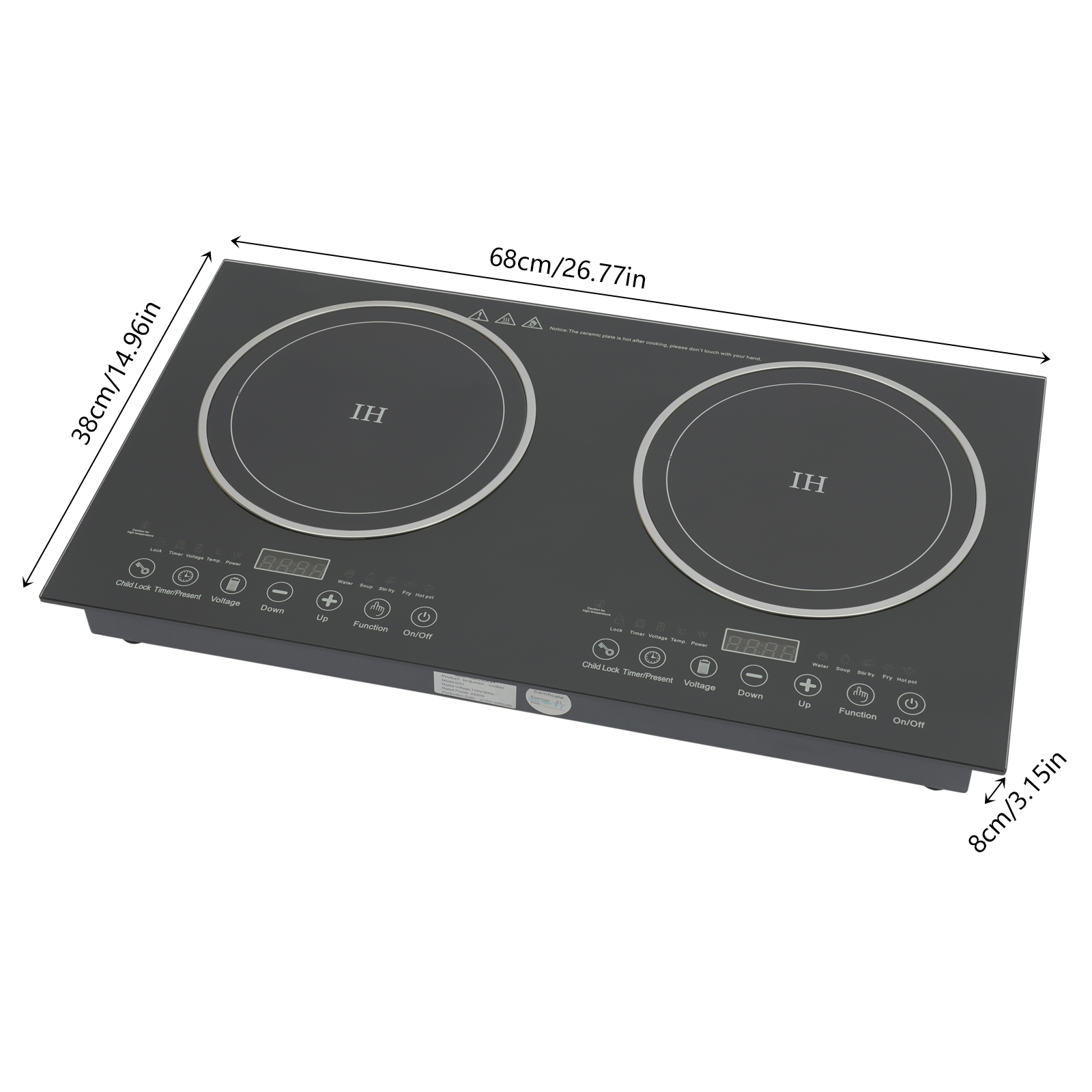 Portable Double Induction Cook - مراجعة Induction Cooktop Portable وسعره