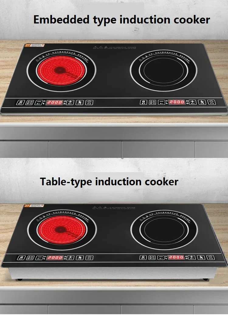 Portable Electric Double Stove - مراجعة Induction Cooktop Portable وسعره