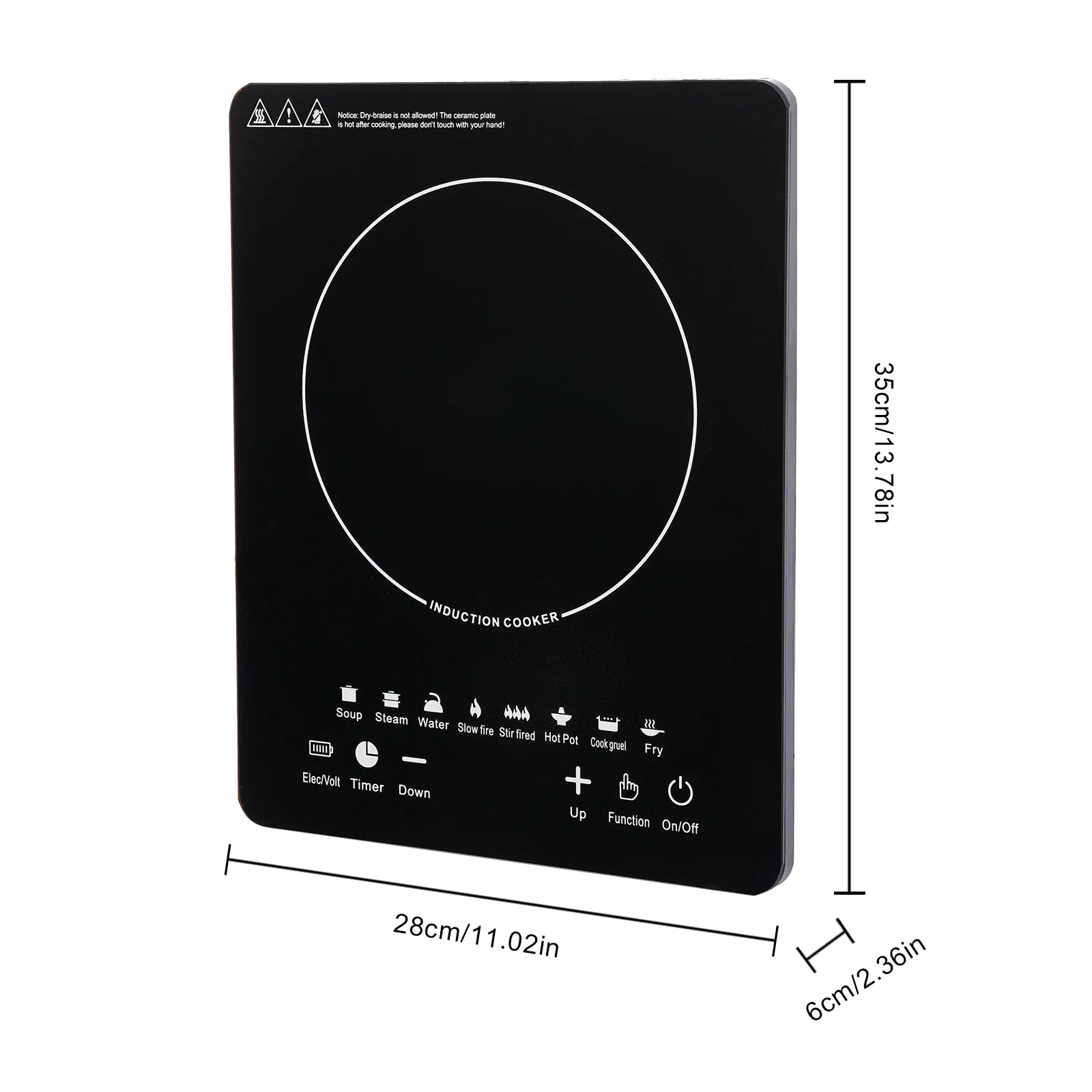 750W Smart Portable Induction  - مراجعة Induction Cooktop Portable وسعره