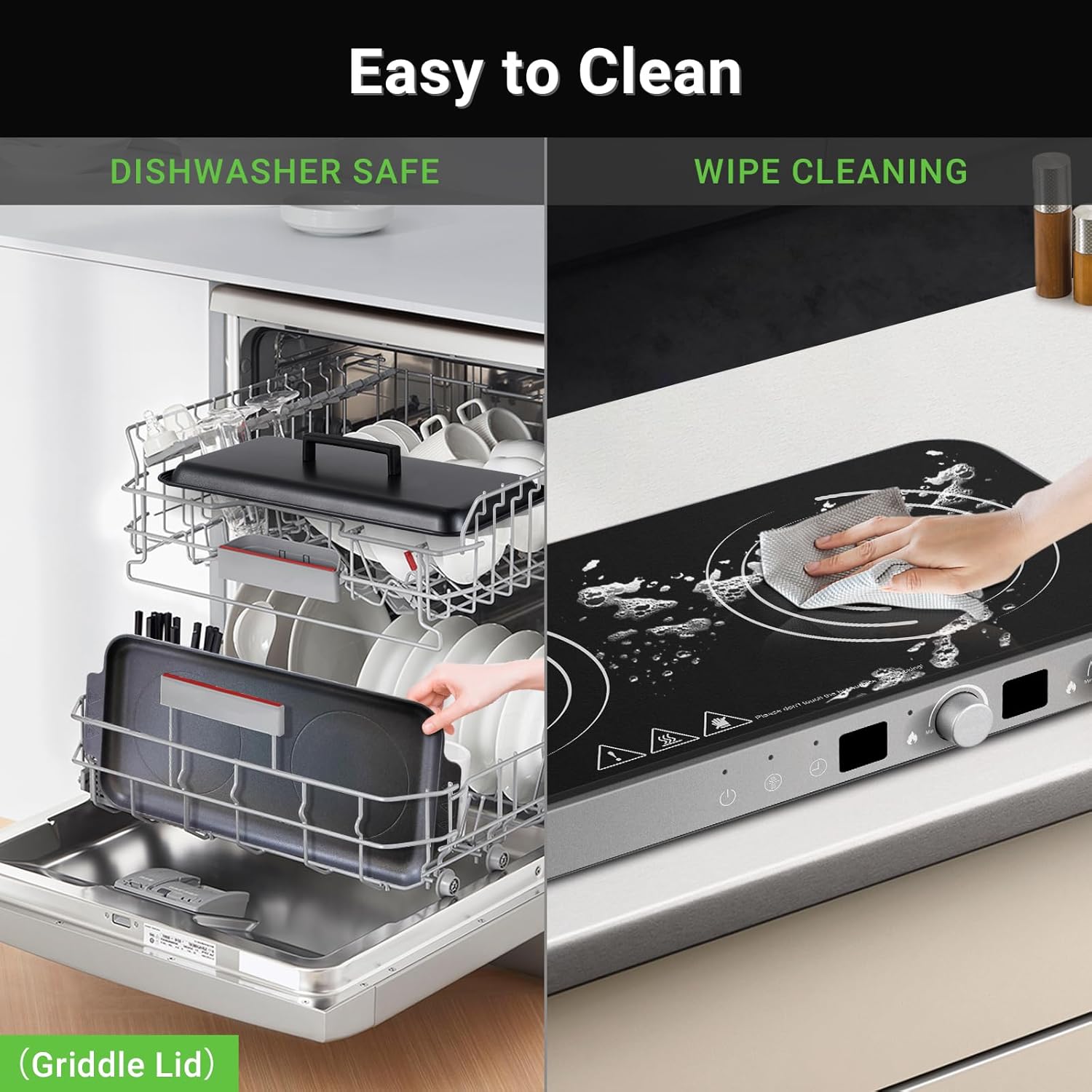 Double Induction Cooktop with  - مراجعة Induction Cooktop Portable وسعره