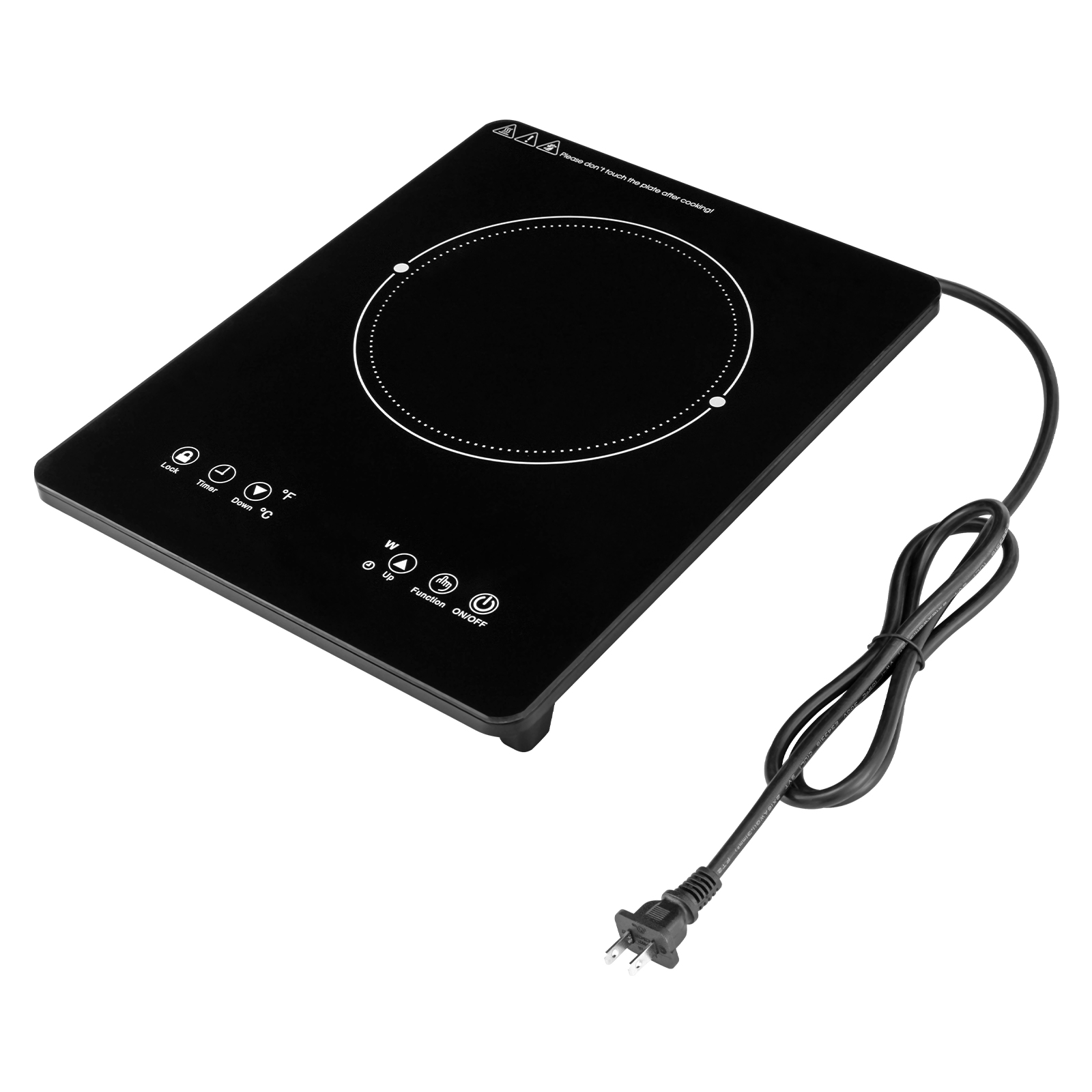 1800W Induction Cooktop Hot Pl - مراجعة Induction Cooktop Portable وسعره