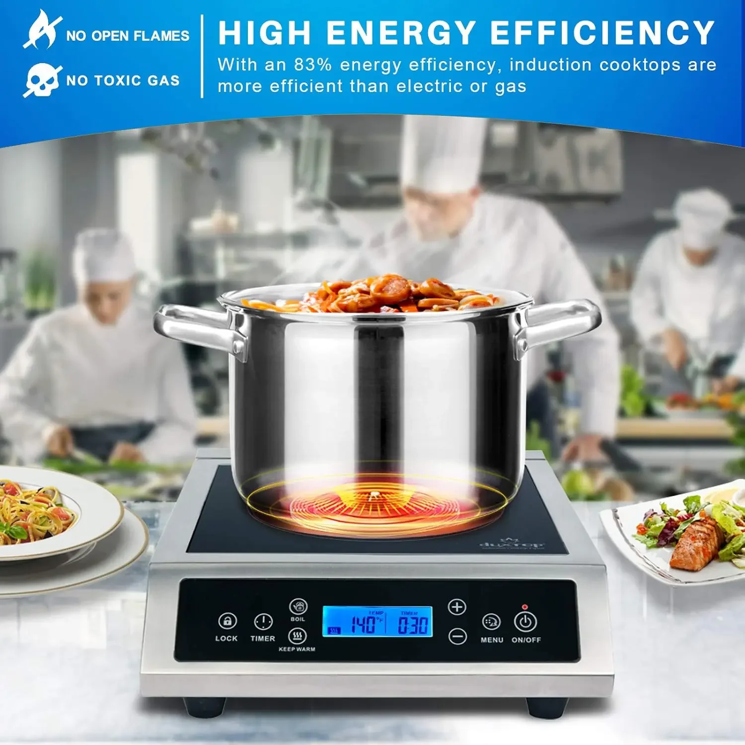 Professional Portable Inductio - مراجعة Induction Cooktop Portable وسعره