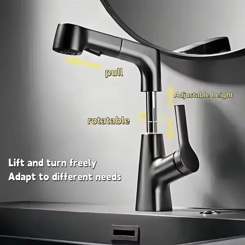Pull Out Lift Kitchen Faucet 3 - مراجعة Kitchen Appliances Unit وسعره