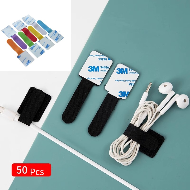 50pcs Hook and Loop Cable Ties - مراجعة Kitchen Appliances At Home وسعره