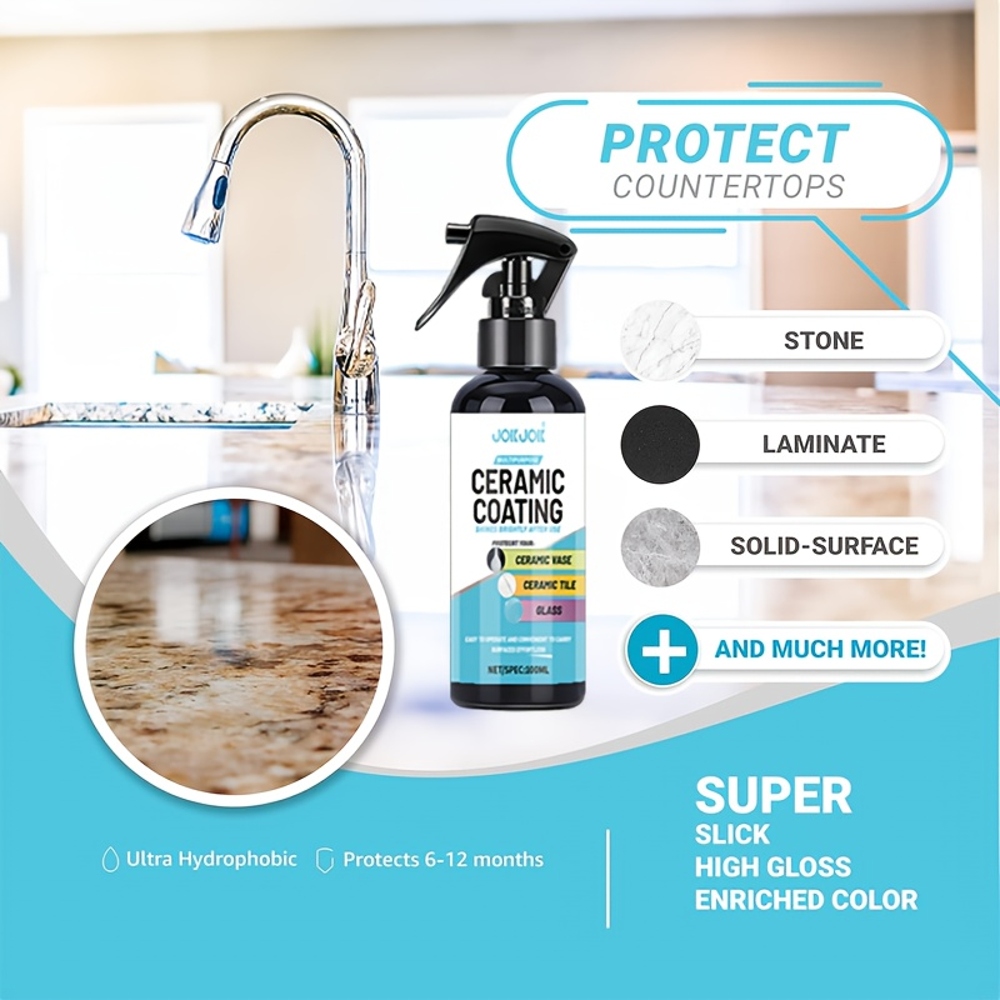Ceramic Coating Spray Kit - Sh - مراجعة Kitchen Appliances Bath وسعره