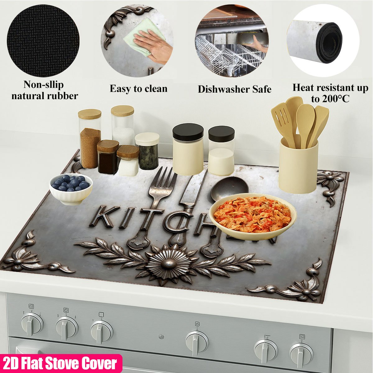 Heavy Duty Metal Stove Top Cov - مراجعة Kitchen Appliances Electric Stove وسعره