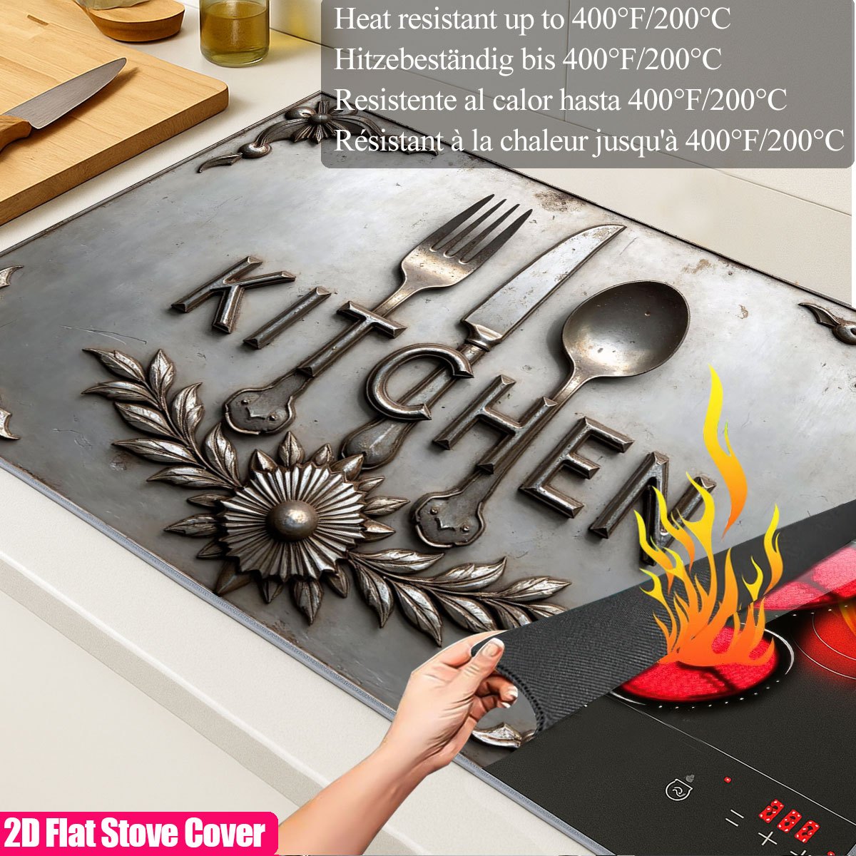 Heavy Duty Metal Stove Top Cov - مراجعة Kitchen Appliances Electric Stove وسعره