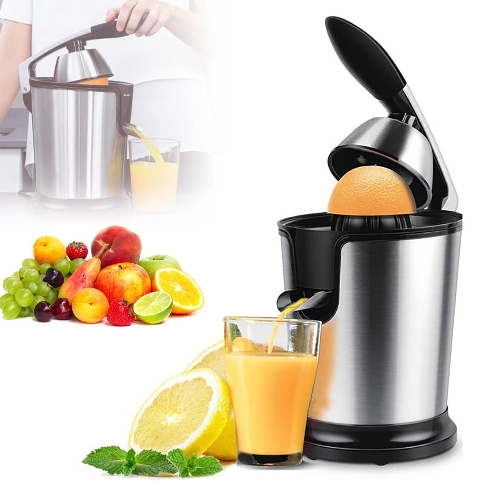Electric Fruit Juicer Detachab - مراجعة Kitchen Appliances In وسعره
