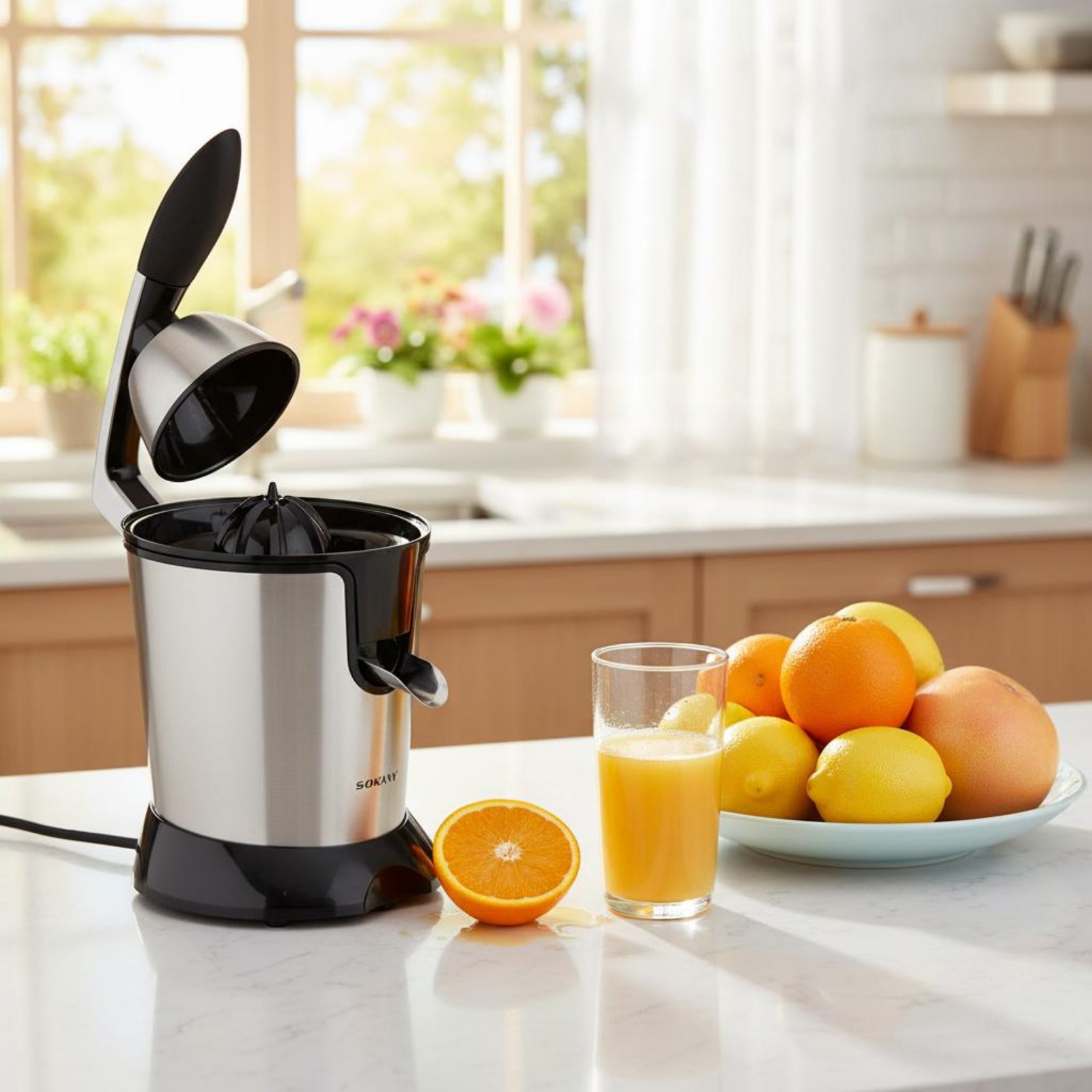 Electric Fruit Juicer Detachab - مراجعة Kitchen Appliances In وسعره