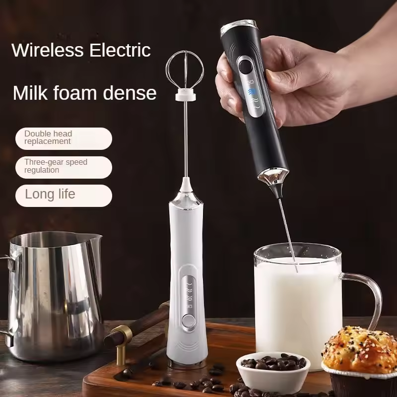 USB Electric Milk Frother Hand - مراجعة Kitchen Appliances Unit وسعره