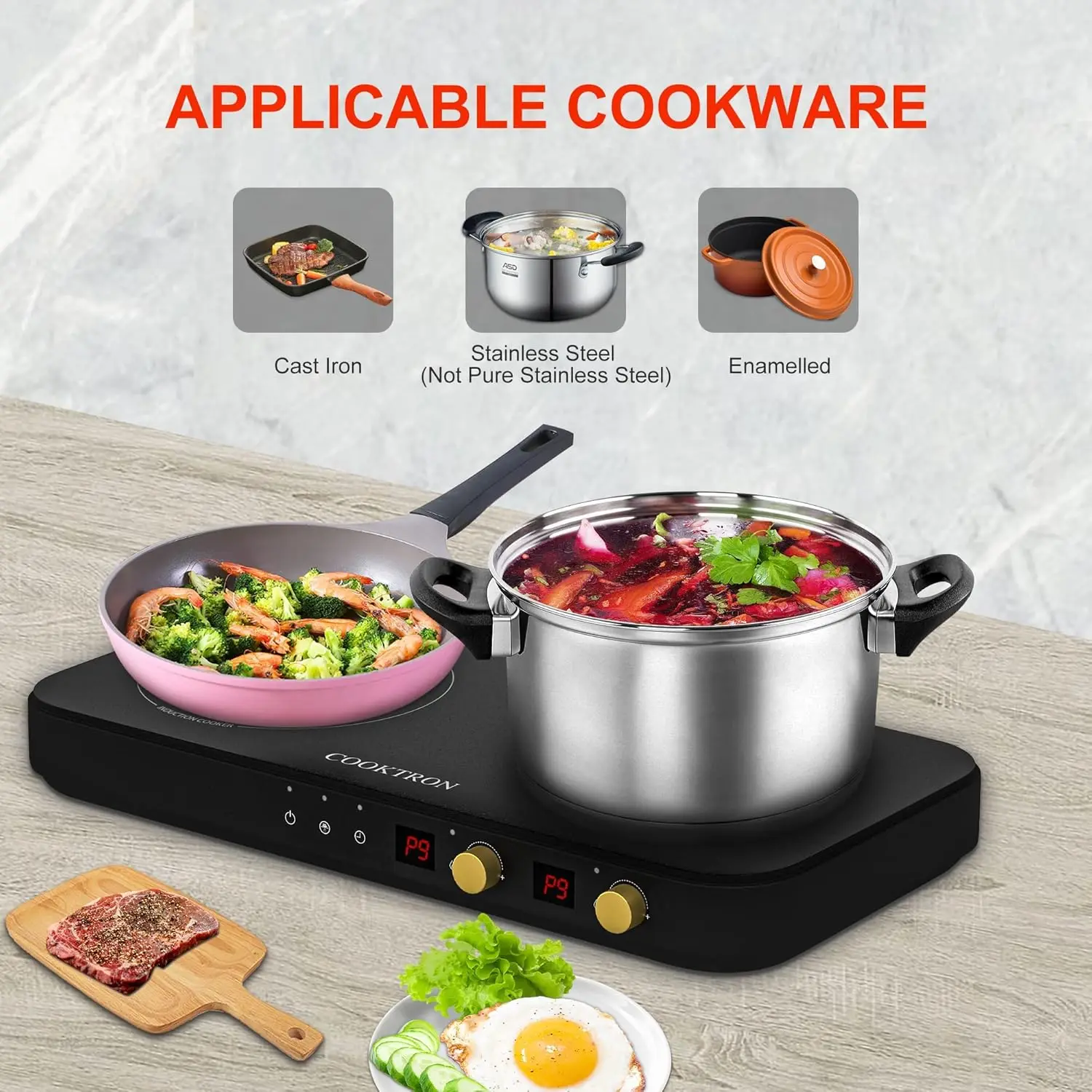 Portable Induction Cooktop 2 B - مراجعة Induction Cooktop Portable وسعره